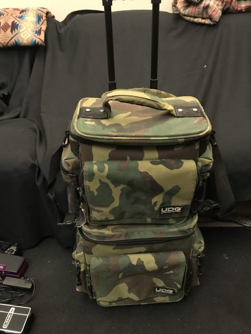 UDG Ultimate DJ Gear Record Crate LP CD Camo SOFT CASE GIG BAGS w/ handle dolly style
