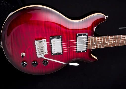 NEW Hamer Archtop Tremolo Electric Guitar Dark Cherry Burst