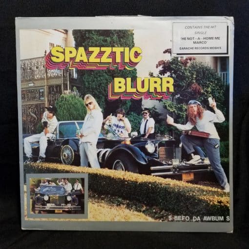 Spazztic Blurr - Before... and After LP EX 1988 UK Hardcore Thrash Parody Earache