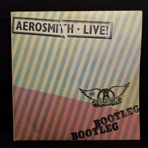 Aerosmith - Live! Bootleg 2 LP 1978 w/ POSTER Perry Tyler Columbia Ultrasonic Cleaned