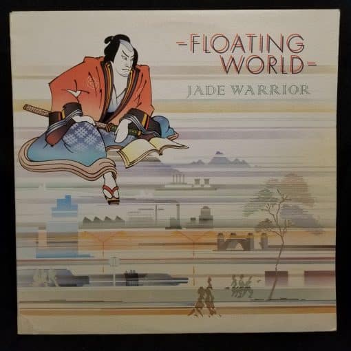 Jade Warrior - Floating World LP NM 1974 UK Pink Rim Electronic Ambient Synth Prog Island Sterling in wax