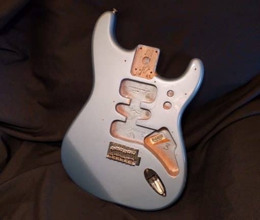 Rare Early 2000’s Sparkle Blue Fender Stratocaster HSH Body w/ Tremolo & Hardware