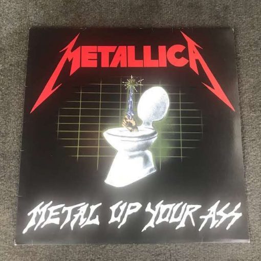 Metallica - Metal Up Your Ass LP NM Rare 80's Pink Vinyl Mustaine Music For Nations