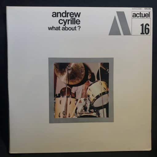 Andrew Cyrille - What About? LP NM/M 1969 Actuel France Solo Percussion Avant Free Jazz