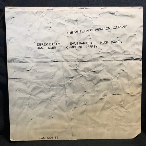 The Music Improvisation Company Self-titled LP NM/M 1974 Evan Parker ECM Avant Free Jazz