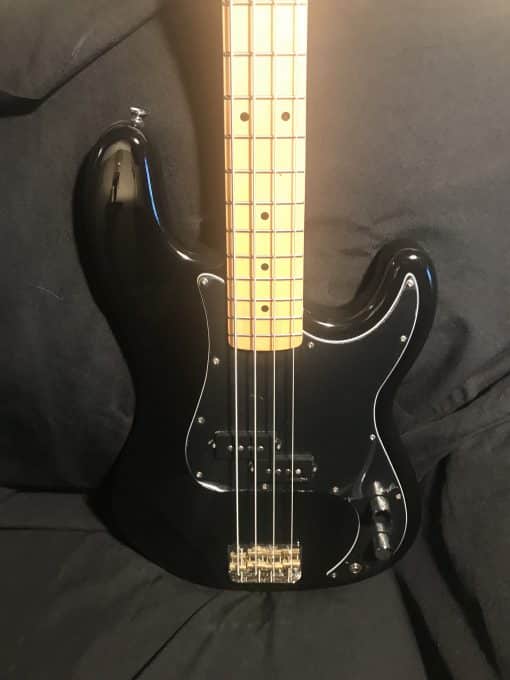 NEW Vintage Wilkinson V4MTB Tony Butler Classic 70's Electric P Bass – Black w/ VIDEO