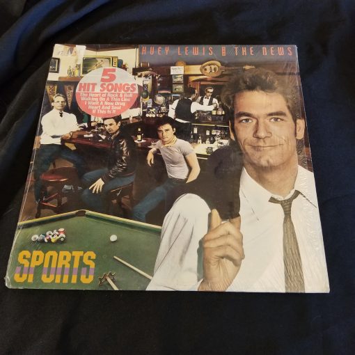 Huey Lewis And The News - Sports LP 1983 MINT IN SHRINK Hype Sticker Pop Rock Carrollton Press