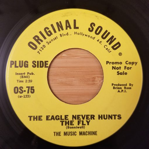 The Music Machine - The Eagle Never Hunts The Fly NM/M 1967 7" 45 PROMO Psychedelic Rock Original Sound OS-75