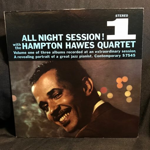 Hampton Hawes - All Night Session! Vol. 1 LP MINT 80s Mitchell Freeman Hall Quartet