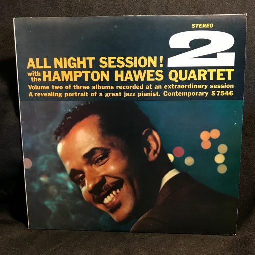 Hampton Hawes - All Night Session! Vol. 2 LP MINT 60s Hall Mitchell Freeman Quartet Jazz