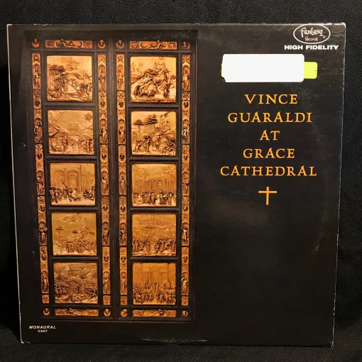 Vince Guaraldi at Grace Cathedral LP NM 1965 Mono Maroon Label Choral Piano Jazz Classical