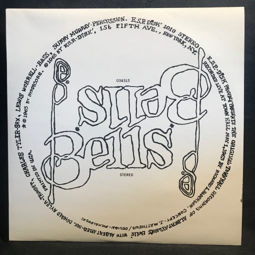 Albert Ayler - Bells / Prophecy 2 LP 1997 Get Back 180G Press Avant Jazz
