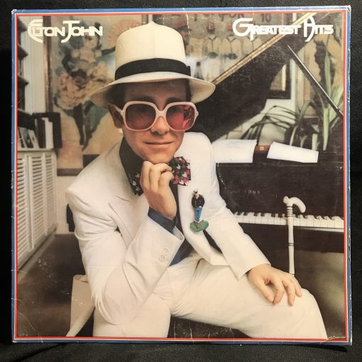 Elton John - Greatest Hits LP NM/EX 1974 Rocket Man Ultrasonic Cleaned