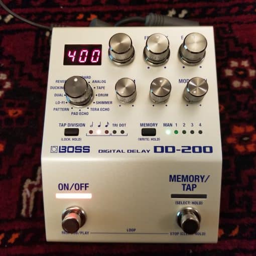 Boss DD-200 Digital Delay Tape / Analog / Shimmer / Tera / Drum / Lo-Fi / Pattern / Guitar Pedal