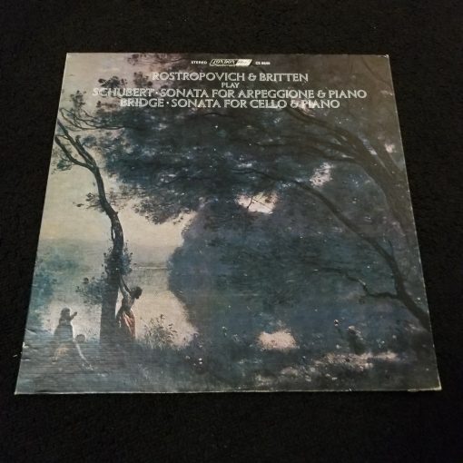 Schubert, Rostropovich, Britten Sonata For Arpeggione And Piano LP CS 6649 MINT London 1970 Audiophile Classical