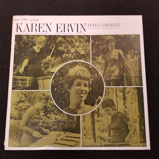 Karen Ervin - Percussionist LP NM/M Classical Percussion WIM Records