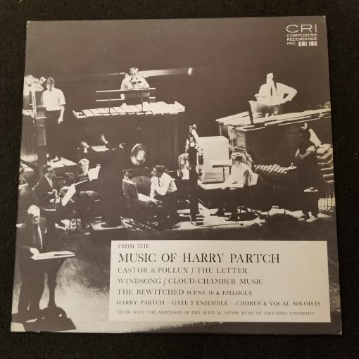 Harry Partch - From The Music Of Harry Partch LP MINT 1964 CRI Classical