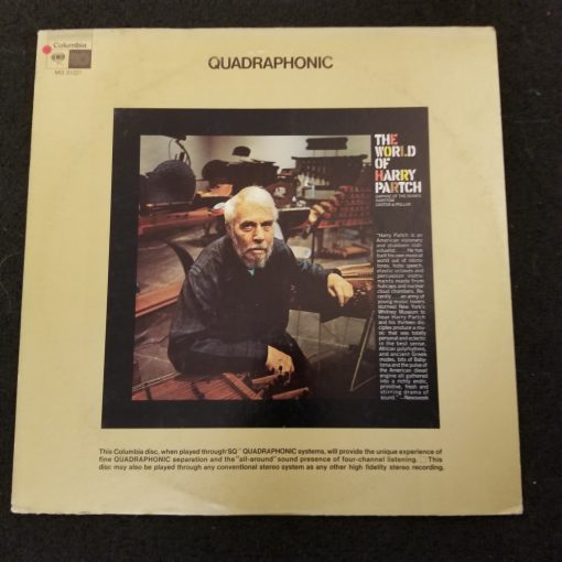 Harry Partch - The World Of Harry Partch LP MINT Quad 1972 Columbia Masterworks Classical