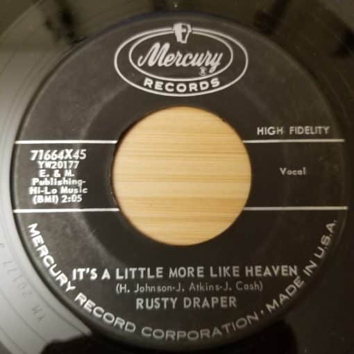 Rusty Draper - Luck Of The Irish / It's A Little More Like Heaven 7" 45 NM/M Country Mercury