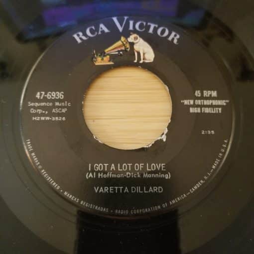 Varetta Dillard - Time Was / I Got A Lot Of Love 7" 45 NM/M 1957 RCA Victor R&B Soul