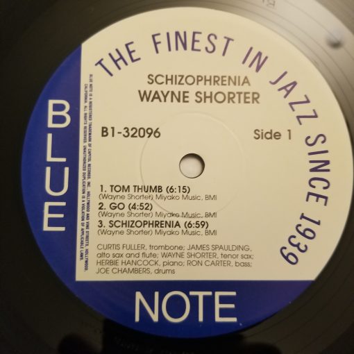 Wayne Shorter - Schizophrenia LP NM/M 1995 180G Virgin Vinyl Audiophile Press Blue Note Connoisseur Series