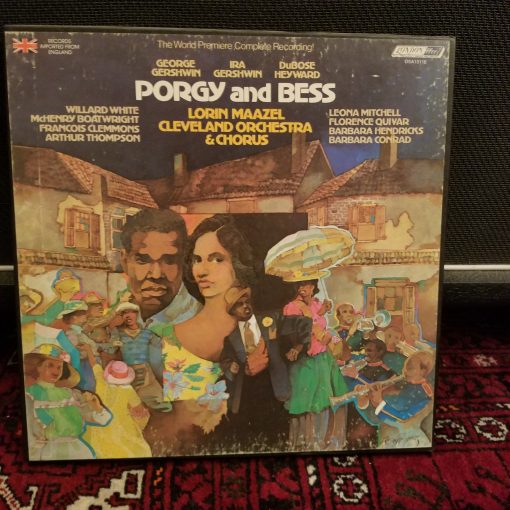 Gershwin Porgy and Bess 3 LP Box NM 1976 Cleveland Maazel Heyward American Opera