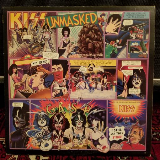Kiss - Unmasked LP 1980 Mint Poster Hard Rock Casasblanca