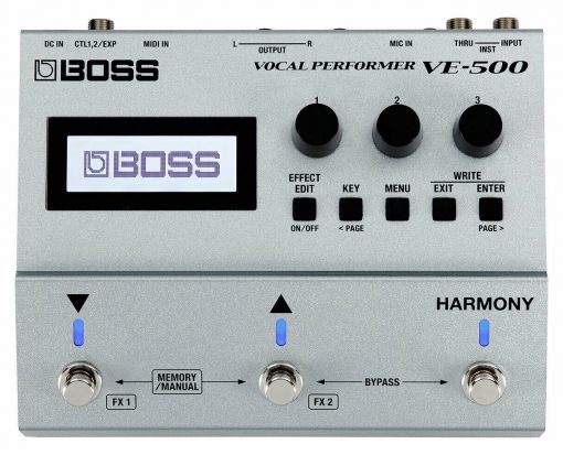 NEW BOSS VE-500 Vocal Performer Multi-Effects Pedal