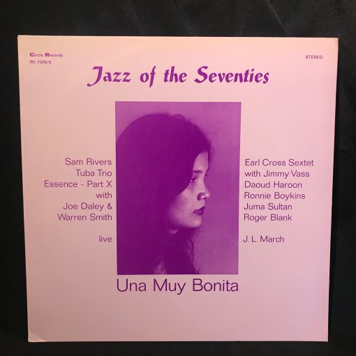 Sam Rivers, Earl Cross - Jazz of The Seventies / Una Muy Bonita LP MINT 1977 Germany