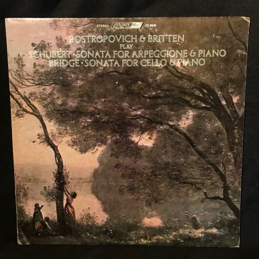 Rostropovich, Britten, Bridge, Schubert - Arpeggione LP NM London 1970 Audiophile Classical