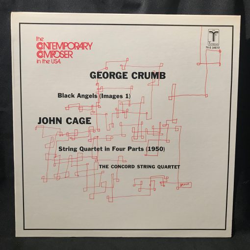 Crumb, Cage - Concord String Quartet, Black Angels LP MINT 1976 Turnabout Avant Classical