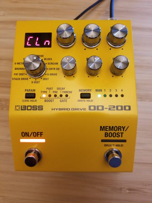 BOSS OD-200 Hybrid Drive Overdrive Distortion Screamer Blues Brown Fuzz Metal OPEN BOX
