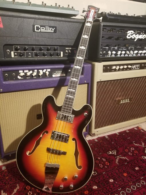 Chowny Semi Hollow Electric Bass