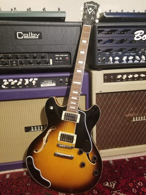Washburn HB-30 Electric Guitar 335 w/ Duncan Seth Lover PAF Pickups / Buzz Feiten Tuning System