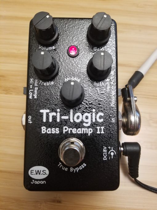 E.W.S. EWS Tri-Logic Bass Preamp II EQ Effects Pedal /Xotic