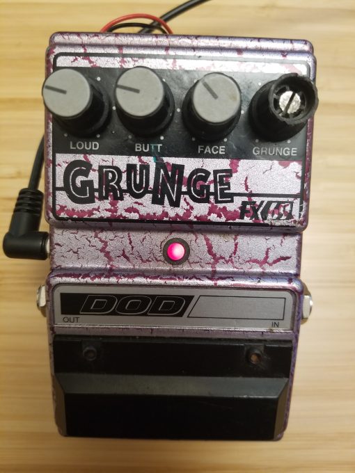 DOD GRUNGE FX 69 Guitar Effect Pedal Nirvana Original 90's Crackle Paint Box