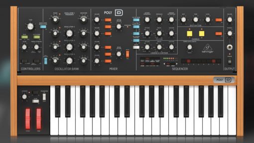 Behringer Poly D Polyphonic Analog Synthesizer / 4 Voice Ladder Filter 4 VCO = WOW!