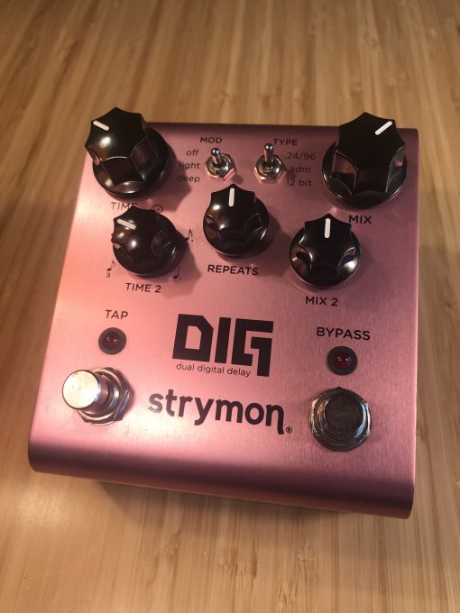 Strymon DIG Dual Digital Delay Pedal 12-bit 24/96 80's Rack Delay Tones U2
