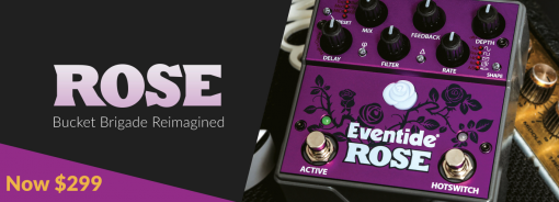 NEW $299 Eventide Rose Analogue Delay BBD Echo Chorus Mod Factory