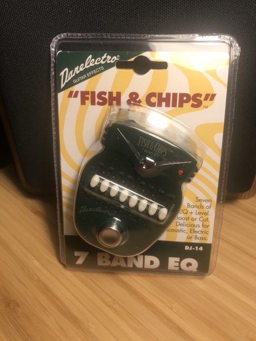 Danelectro Fish & Chips 7 Band EQ DJ-14 NOS SEALED Effects Pedal Graphic Equalizer