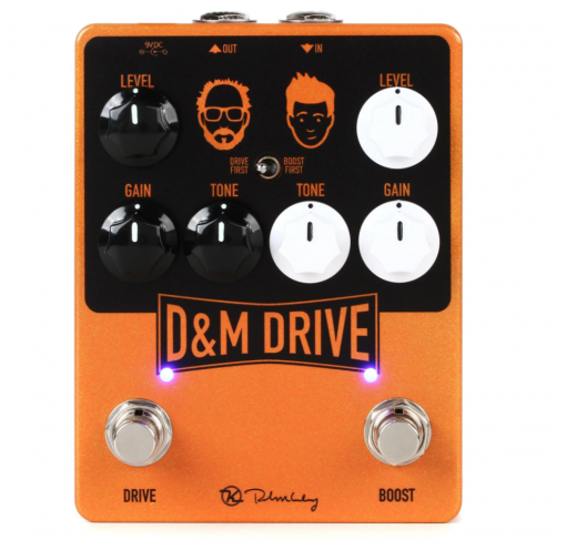 Keeley D&M Drive Guitar Effects Pedal DUAL DRIVE & BOOST