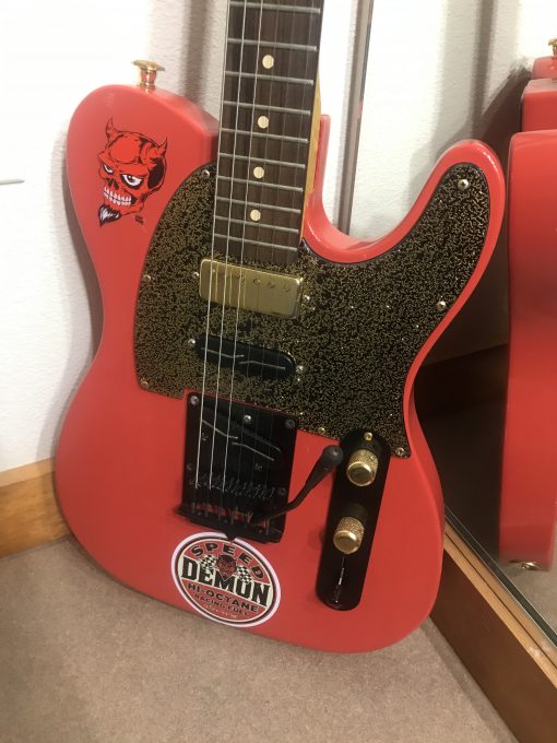 Hot Rod Hillbilly Partscaster Telecaster Electric Guitar - Fralin Split Blade & Mini - Trem King - Warmoth