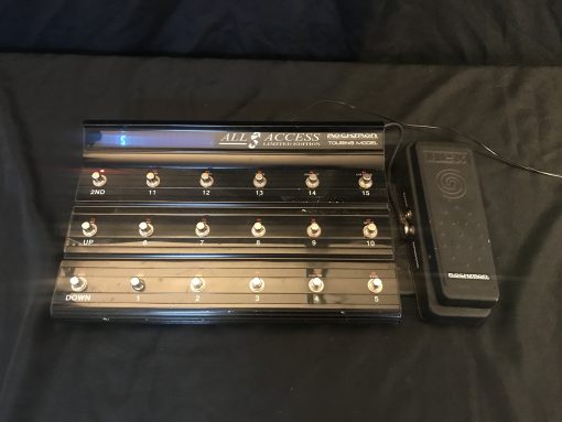 Rocktron All Access Limited Edition Touring Model MIDI Controlled & Hex Expression Pedal / Rare Black Version