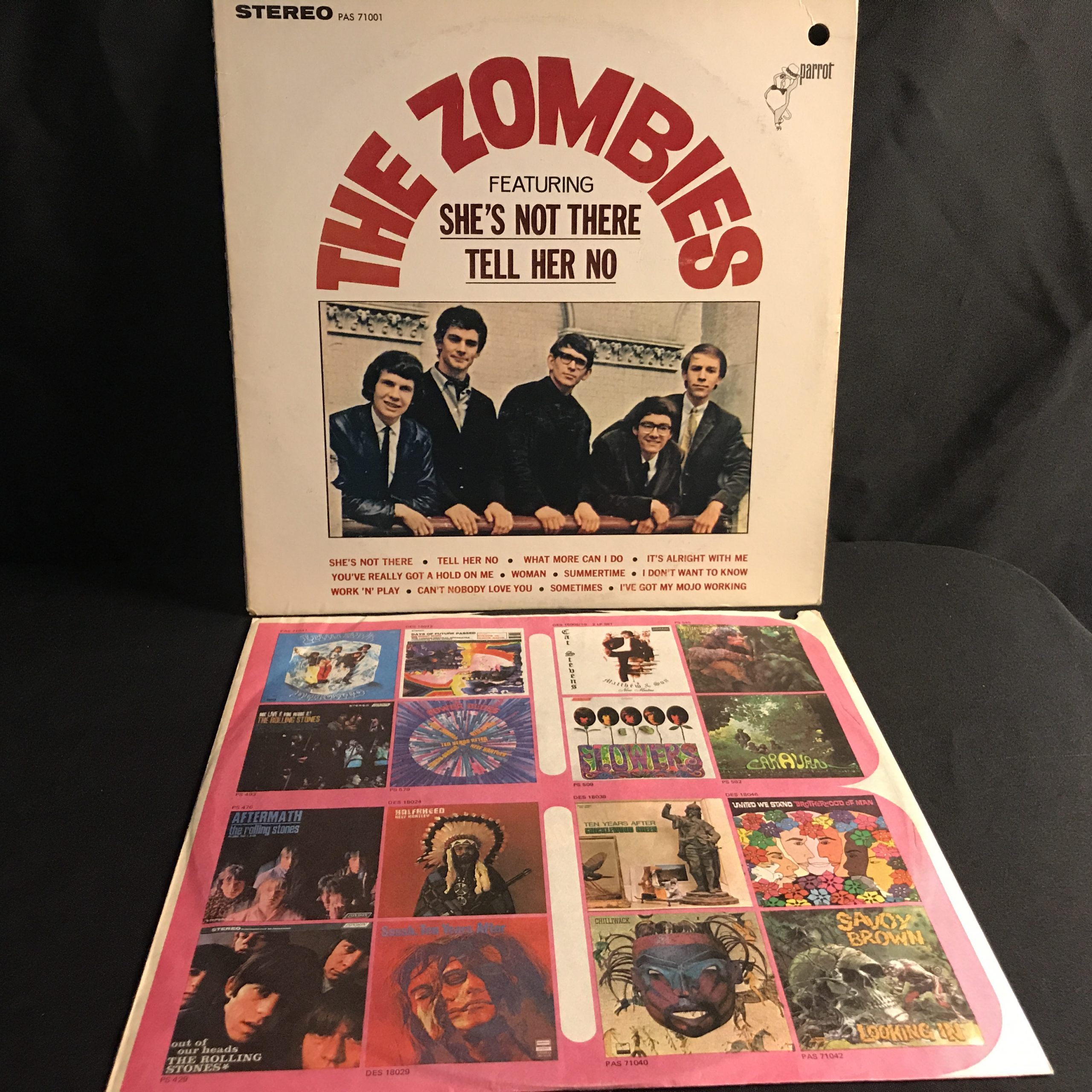 The Zombies - The Zombies LP EX/NM 1965 Parrot Press Promo Classic Rock / She's Not There / Tell Her No & Ultrasonic Cleaned - Image 2