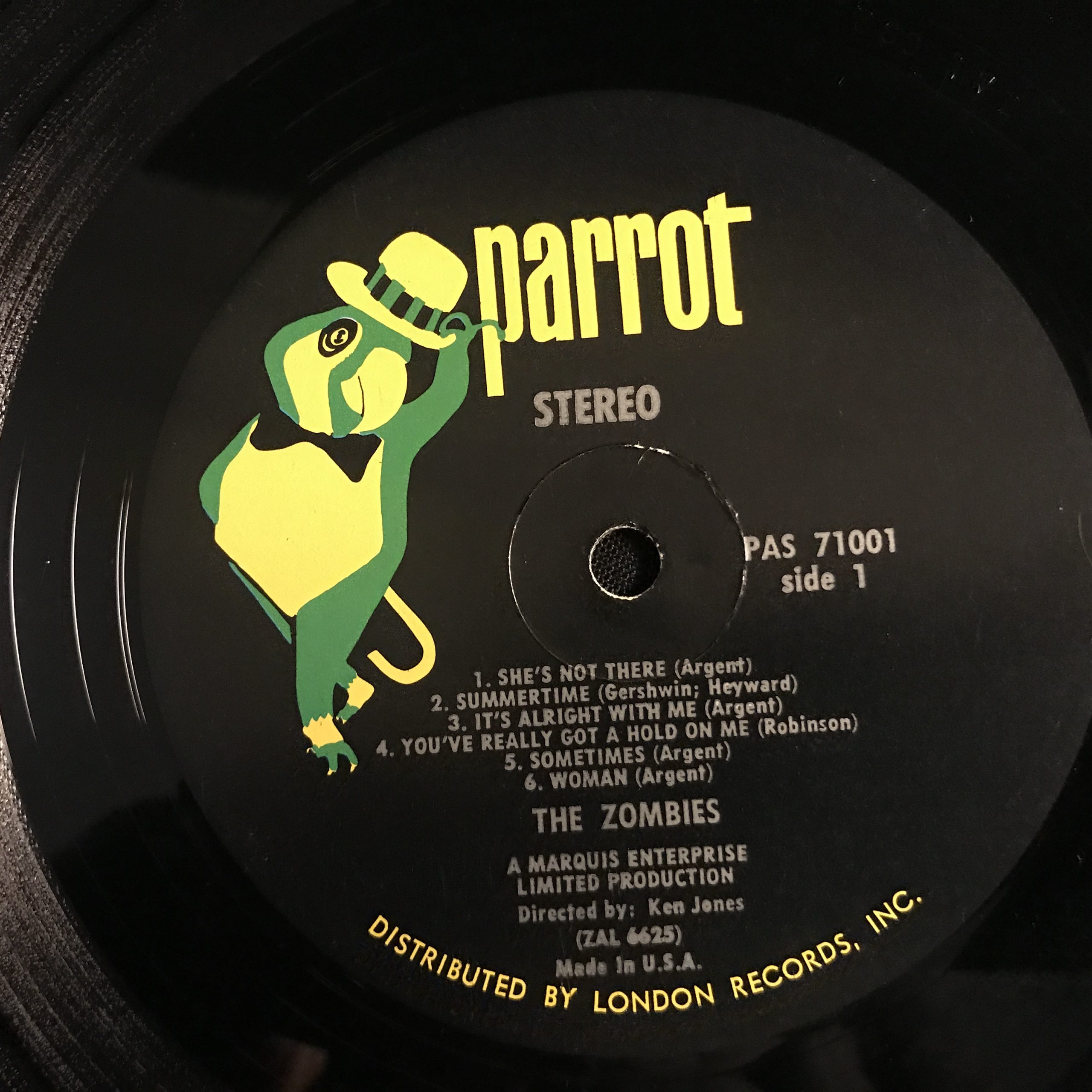 The Zombies - The Zombies LP EX/NM 1965 Parrot Press Promo Classic Rock / She's Not There / Tell Her No & Ultrasonic Cleaned - Image 4