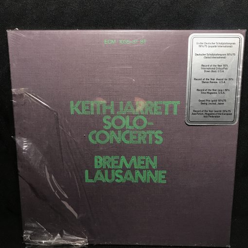 Keith Jarrett - Solo Concerts: Bremen / Lausanne 3 LP Box Set SEALED 1974 ECM Time Capsule w/Hype Stick Classic Jazz Piano