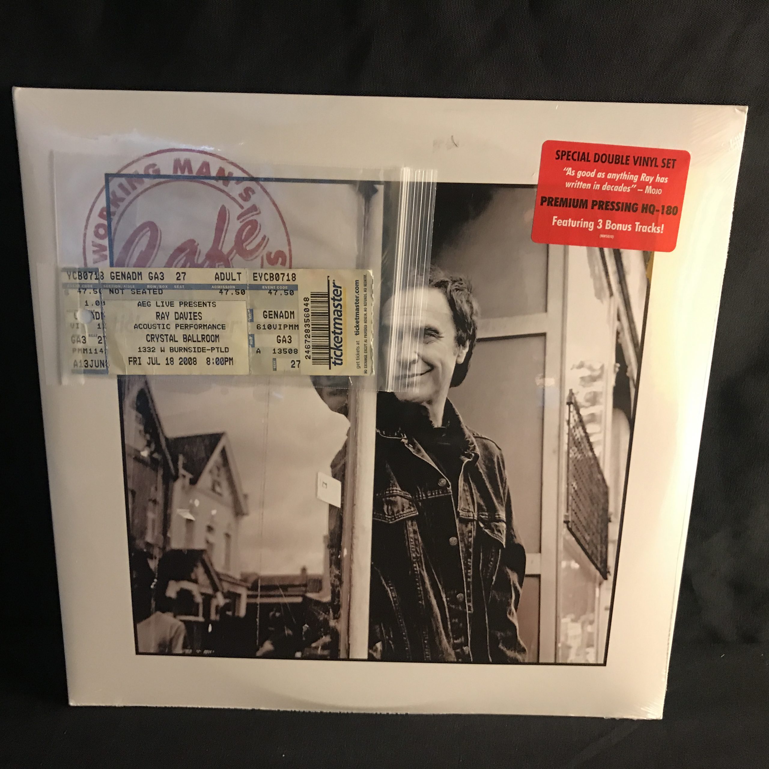 Ray Davies - Working Man's Café 2 LP SEALED 2007 Original Press w/ ticket stub / Kinks