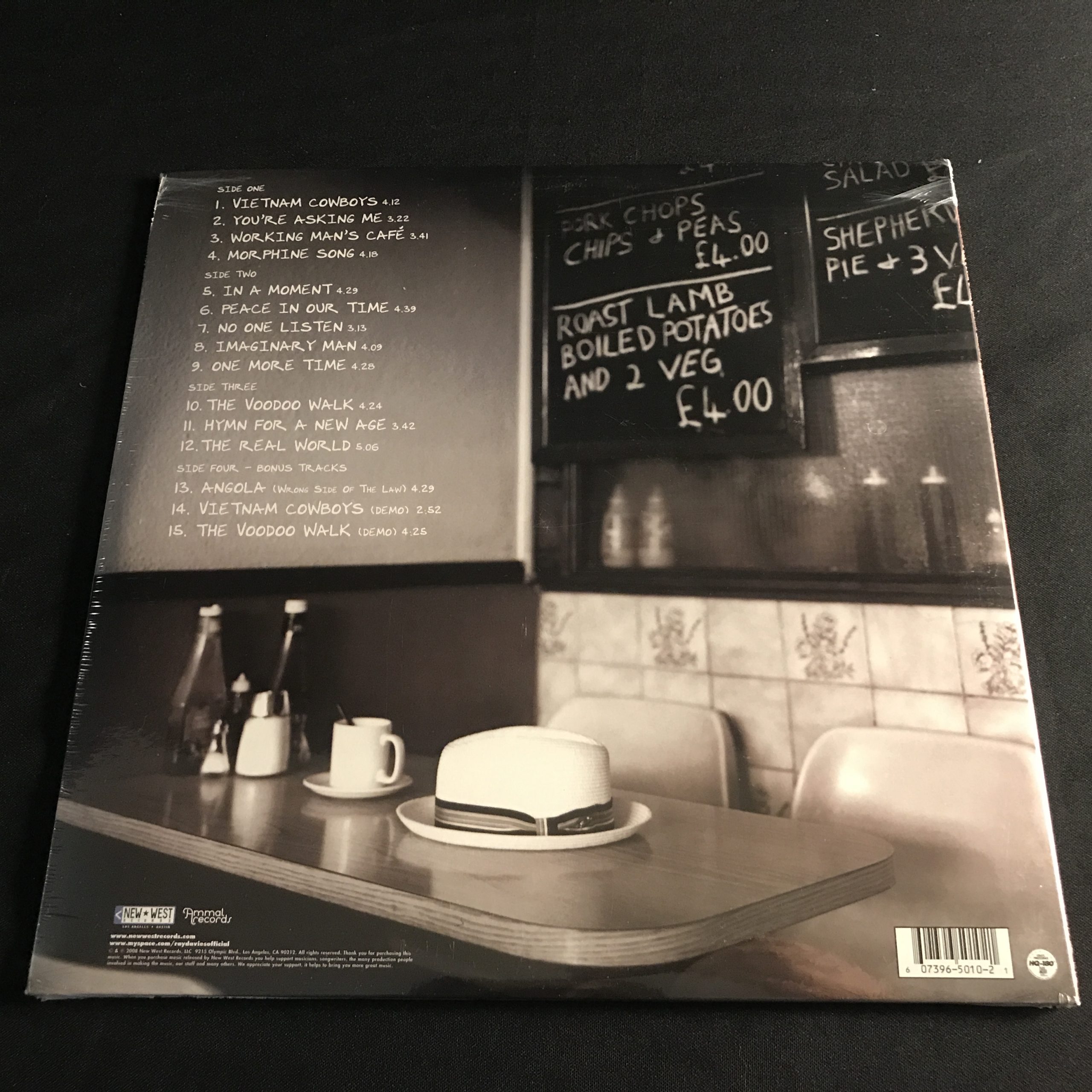 Ray Davies - Working Man's Café 2 LP SEALED 2007 Original Press w/ ticket stub / Kinks - Image 2