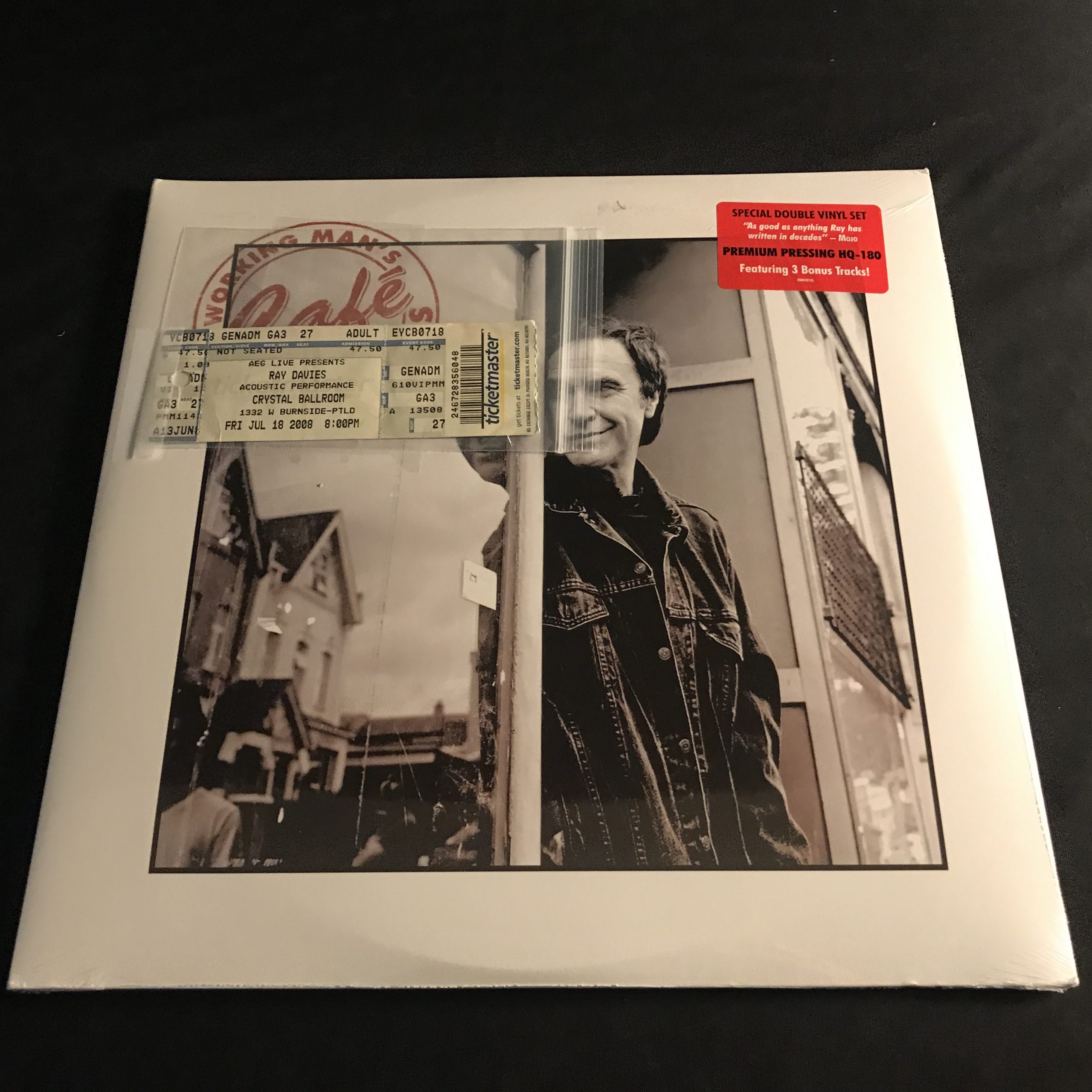 Ray Davies - Working Man's Café 2 LP SEALED 2007 Original Press w/ ticket stub / Kinks - Image 3