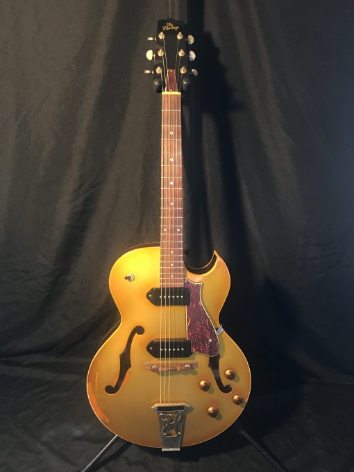 1987 Heritage H-575 Gold P-90s Goldtop Archtop Electric Guitar made at Gibson Kalamazoo Plant